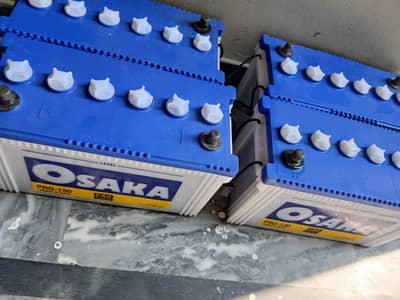4x 12 volt Osaka LED Acid Batteries