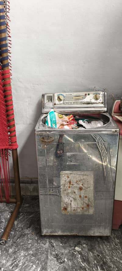 Steel body washing machine and plastic body dryer For Sale