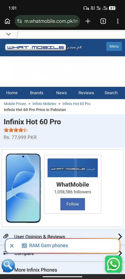 Infinix Hot 60 pro