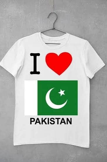 14th August Independence Day Special Green Printed T-Shirt