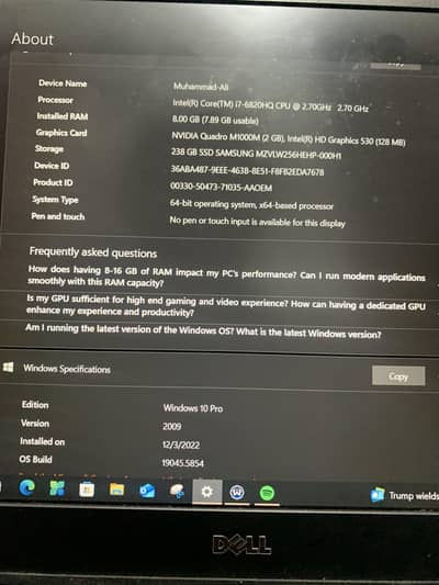 Dell latitude 6510
