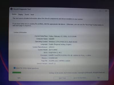 Lenovo Core i5 8th Gen, 8/256