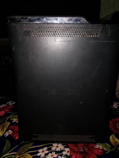 "xbox 360 elite model with 45 games with one original controller