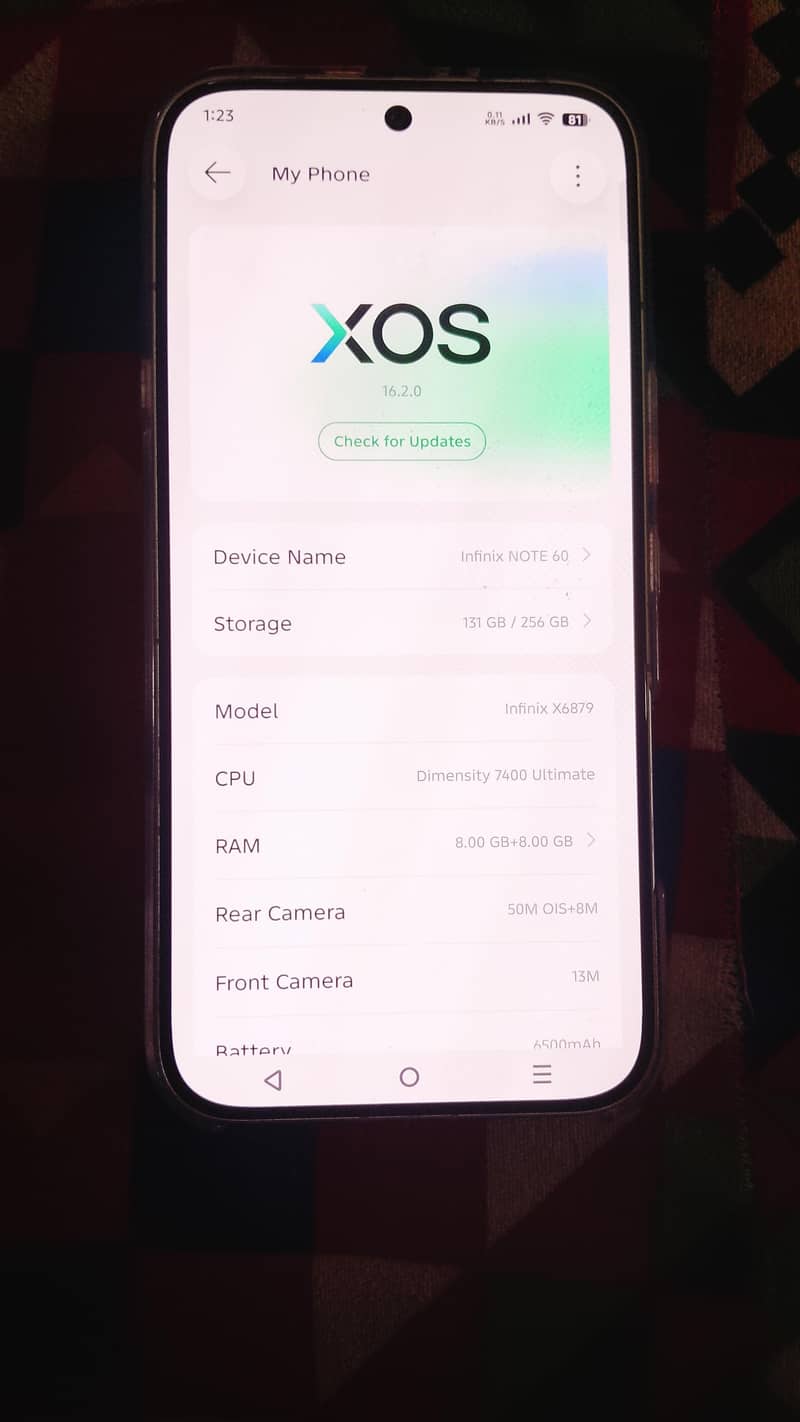 Infinix note 60 4