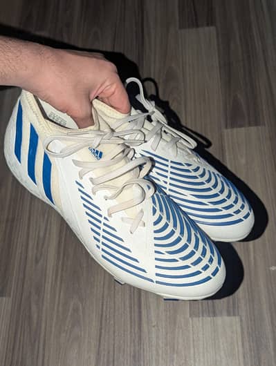 Original Adidas Predator Edge 2 UK 10 White  UK 10