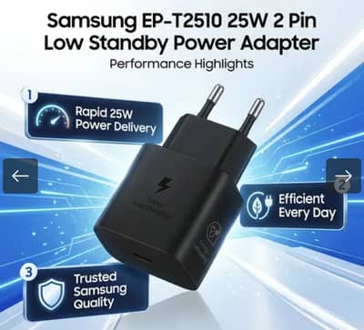 Samsung C-Type 25W Official Latest charger (Original)