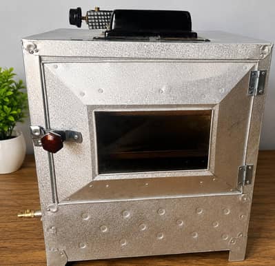 Double burner stove gas oven