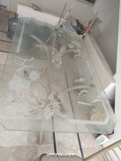 dining table for sale 6 chair urgent sale condition ok hai
