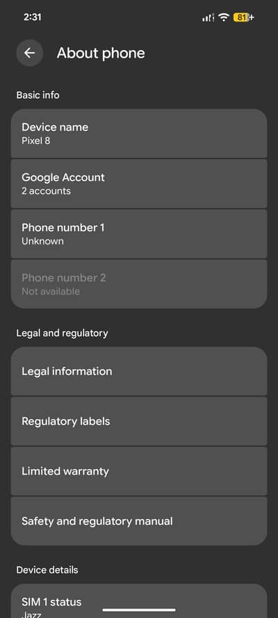 Google Pixel 8 Exchange possible