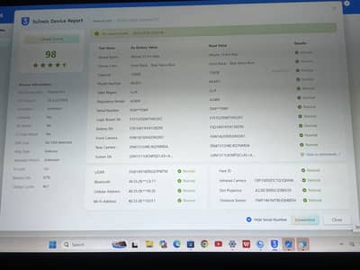 Iphone 13pro max all ok battry health 87 3u tool cheak