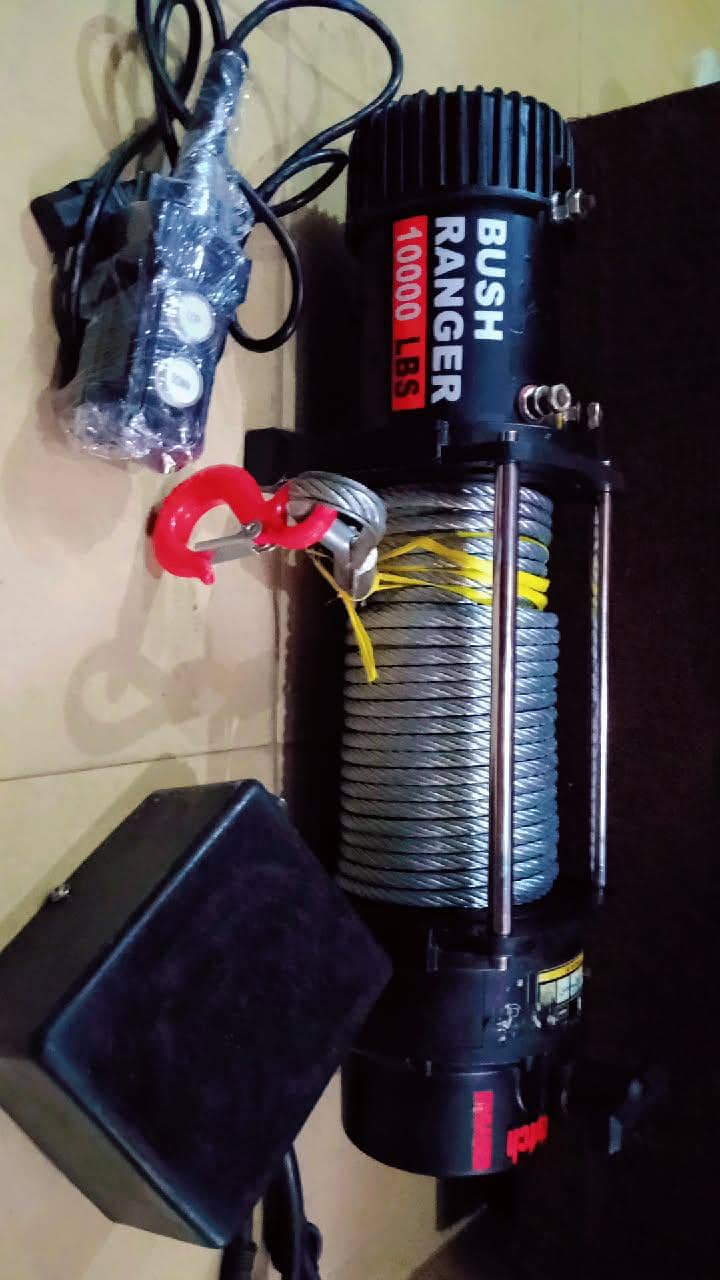 jeep winch powerful BUSH RANGER 10000LBS 2