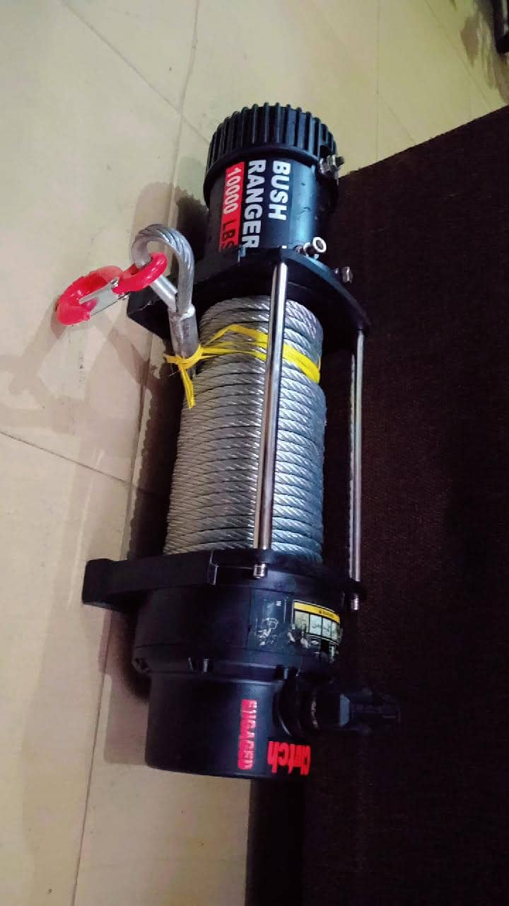 jeep winch powerful BUSH RANGER 10000LBS 7