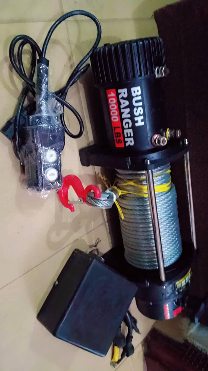 jeep winch powerful BUSH RANGER 10000LBS 9