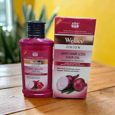 Wellice Anti Hair-Loss Hair Oil with Onion Extract 150ML available W. D