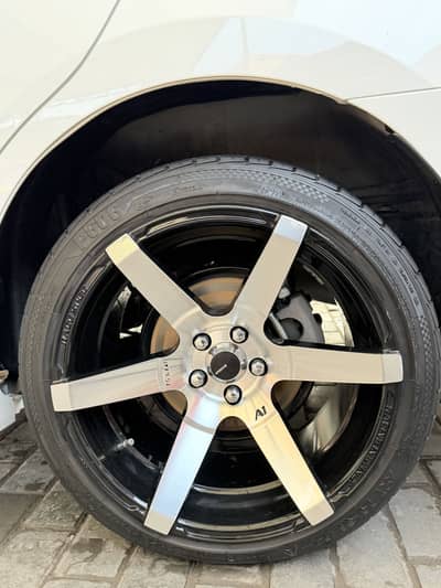 17 inches Shugun rims and THREE A tires