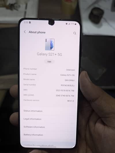 Samsung Mobile S21 Plus nonpta 90fps