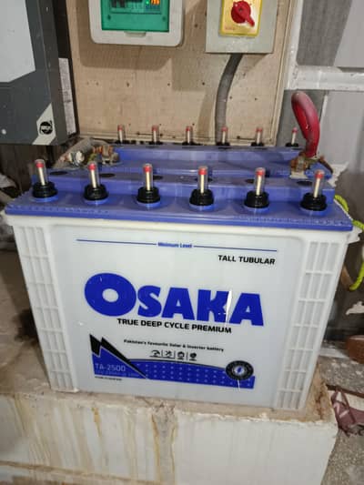 Osaka 2500 tall tubular battery
