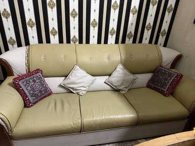 7seater sofa with deewan - high quality leather