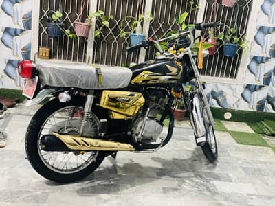 Honda cg 125 (2014) Gold edition ma tayyar ha