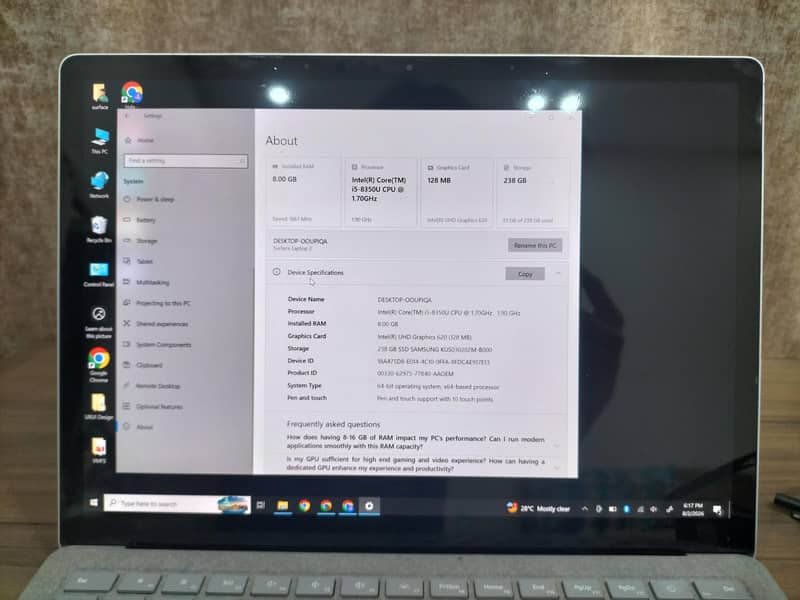 Surface Laptop 2 0