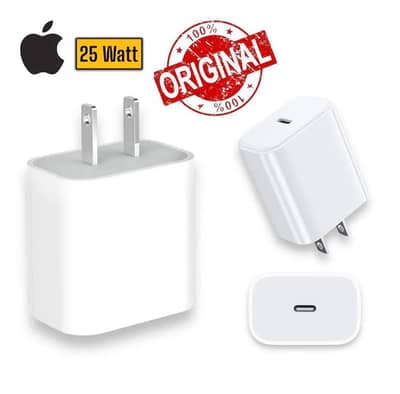 iPhone 25W PD Fast Charger USB-C Power Adapter - Box Packed
