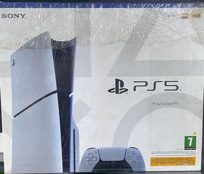 PS5 Slim disc edition UAE 1 TB latest box pack edition