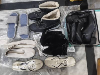 different shoes available