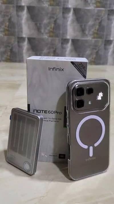 Infinix note 60 pro with Wireless Powerbank