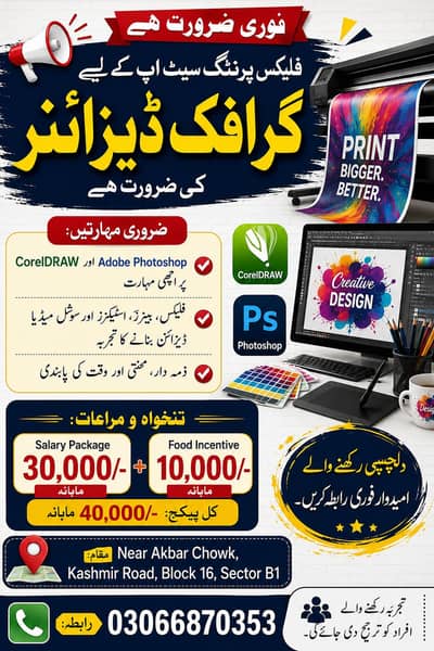 Need Graphic Designer