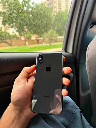 iPhone X 256 gb with  box face id ok condition 10by10 panel change