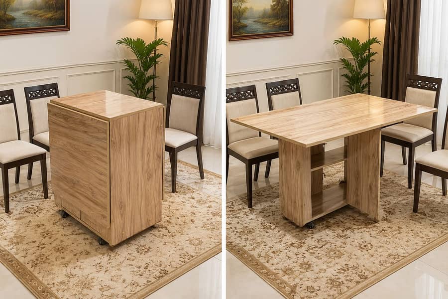 Folding Dining Table and console Table 0