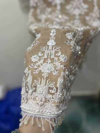 Fully embroidery suit with dopata and kapri ready to wear