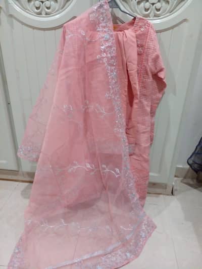 silk organza fancy frok