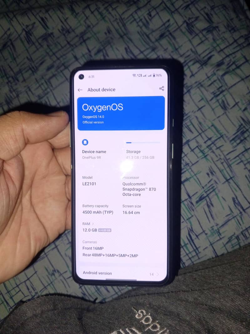One Plus 9R 4