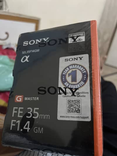 Sony 35mm 1.4 G master