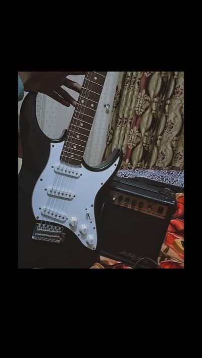 Aria Pro series electric guitar with aria pro2 amplifier