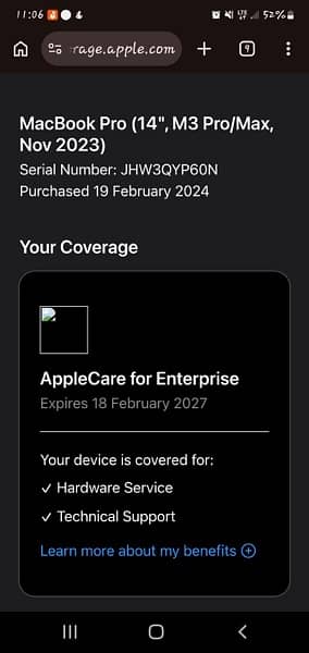 MacBook Pro 14” M3 Pro Ram 18 SSD 512 just 20 cycles warranty feb 2027