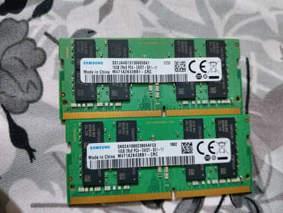 Samsung 16gb DDR4 2600Mhz Rams