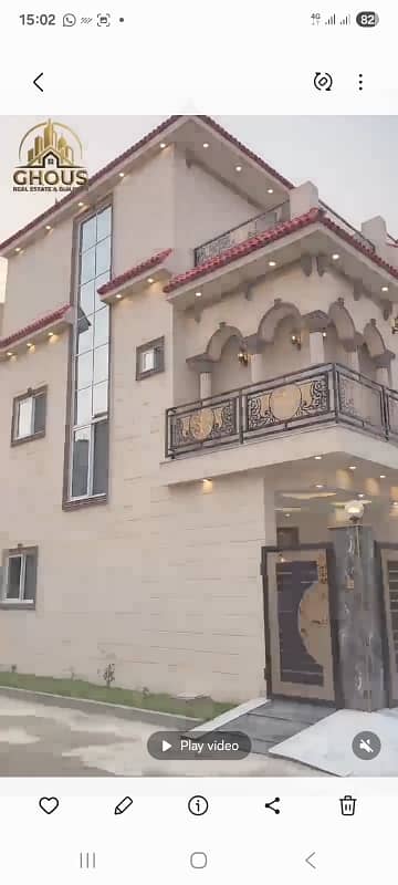 4 Marla Furnished Double Storey Corner House For Sale