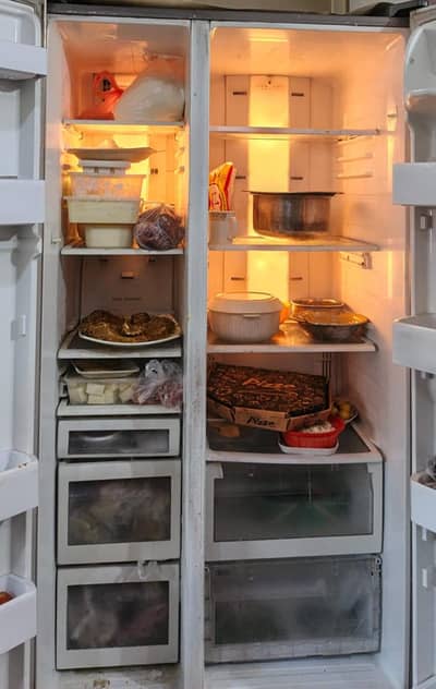 Samsung double door freezer all okay