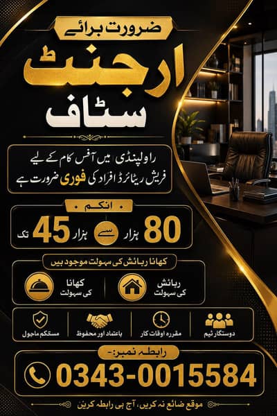 Need Retired Parsons for office Work Urgent Required