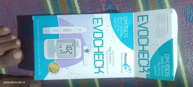 blood glucose meter/ evocheak by pharmevo