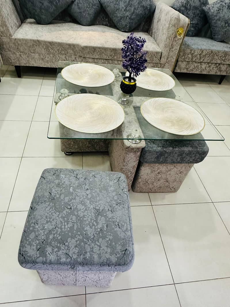 L shape sofa set 1