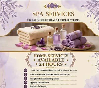 Female saloon & home Spa  service
