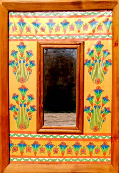 Handmade wall hanging  Hdmade Art Hand-Painted Wooden Wall Decoh to