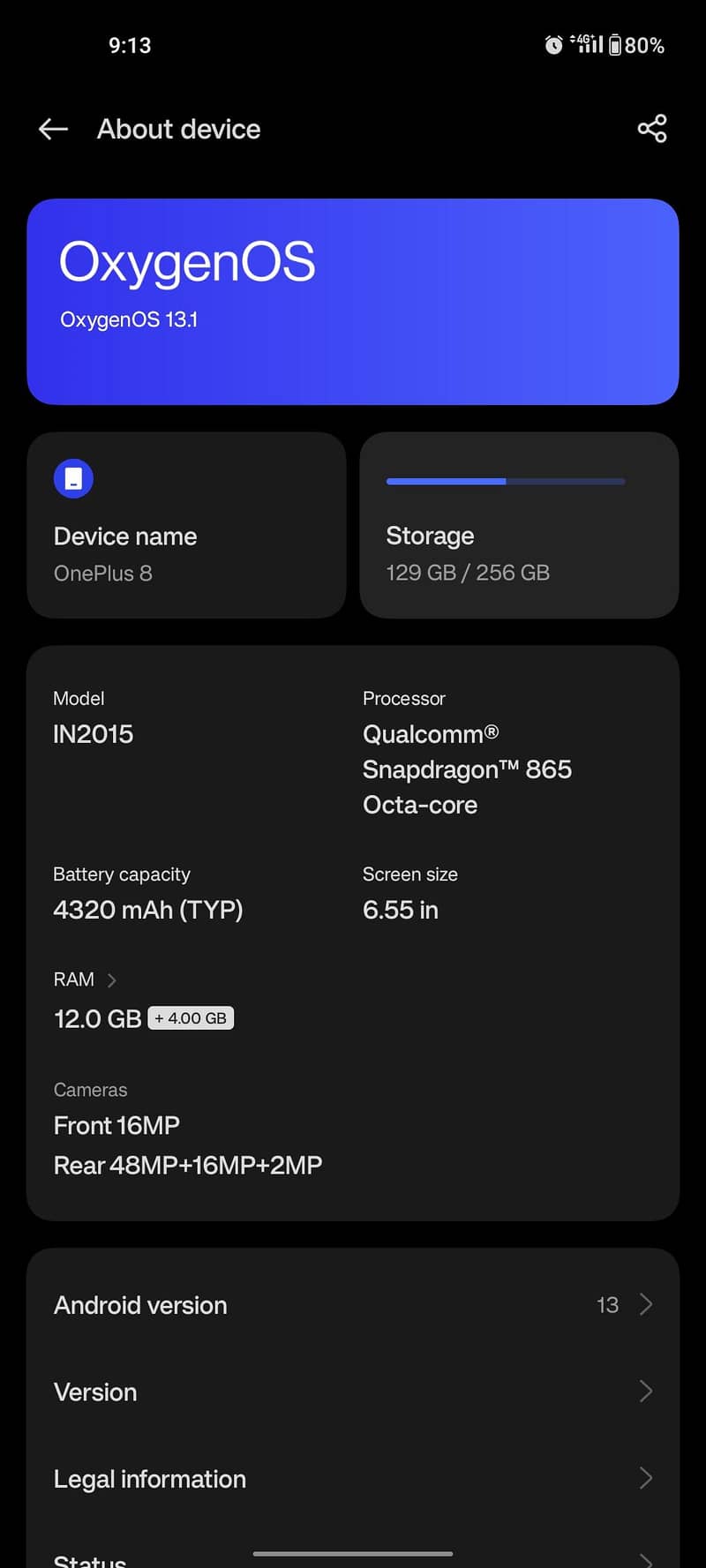 One Plus 8 1