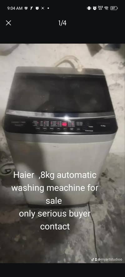 Haier  automatic washing meachine