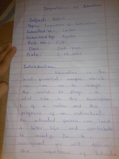 2nd year student assignment writing available