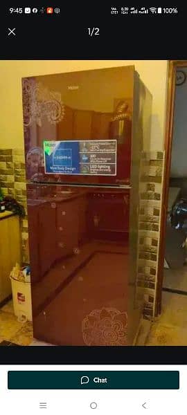 Haier  Refrigerator medium size double door fridge 0325/1268/477