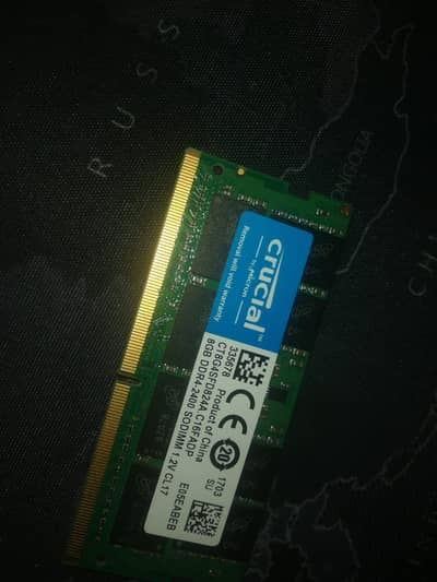 Curcial 8 GB DDR4 2400 SODIUMM RAM CL17
